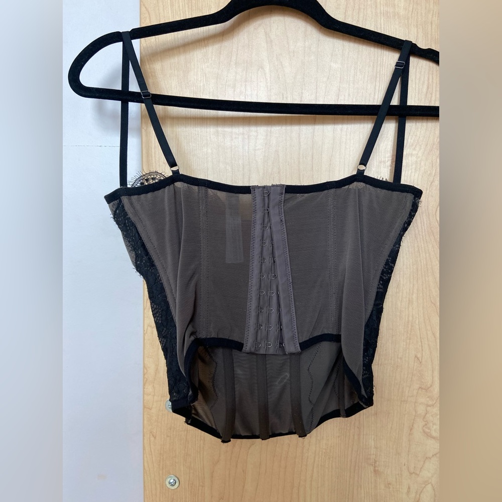 Urban Outfitters Modern Love Sexy Black Corset - Picture 2 of 2
